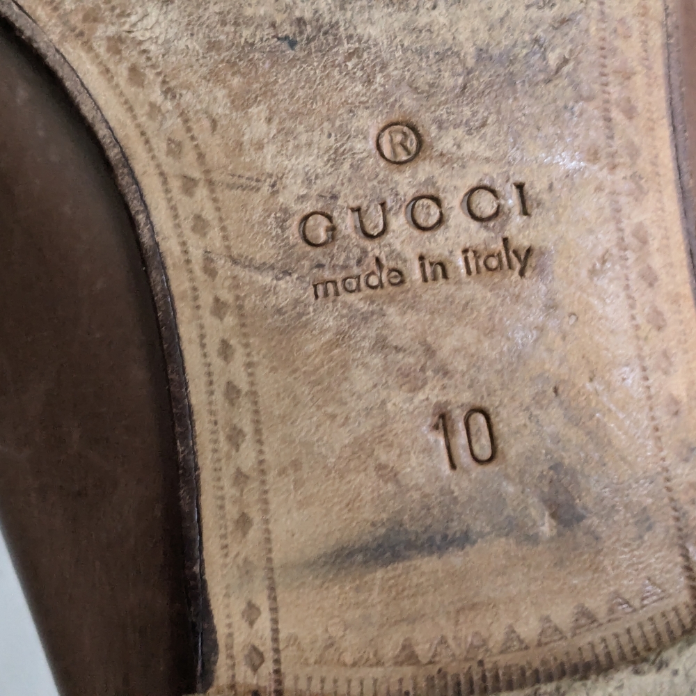 Gucci Horsebit Loafers Brown Men 10.5 Leather - Picture 14 of 16